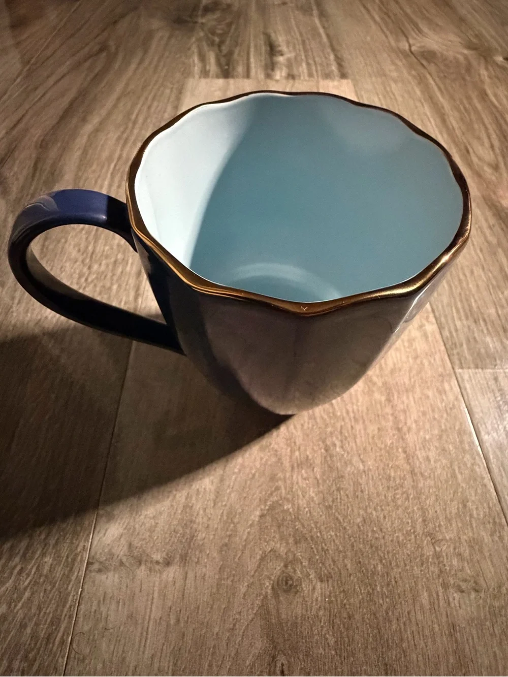 Lenox Marchesa Shades of Blue Decorative Bowl - Blue with Gold Accents